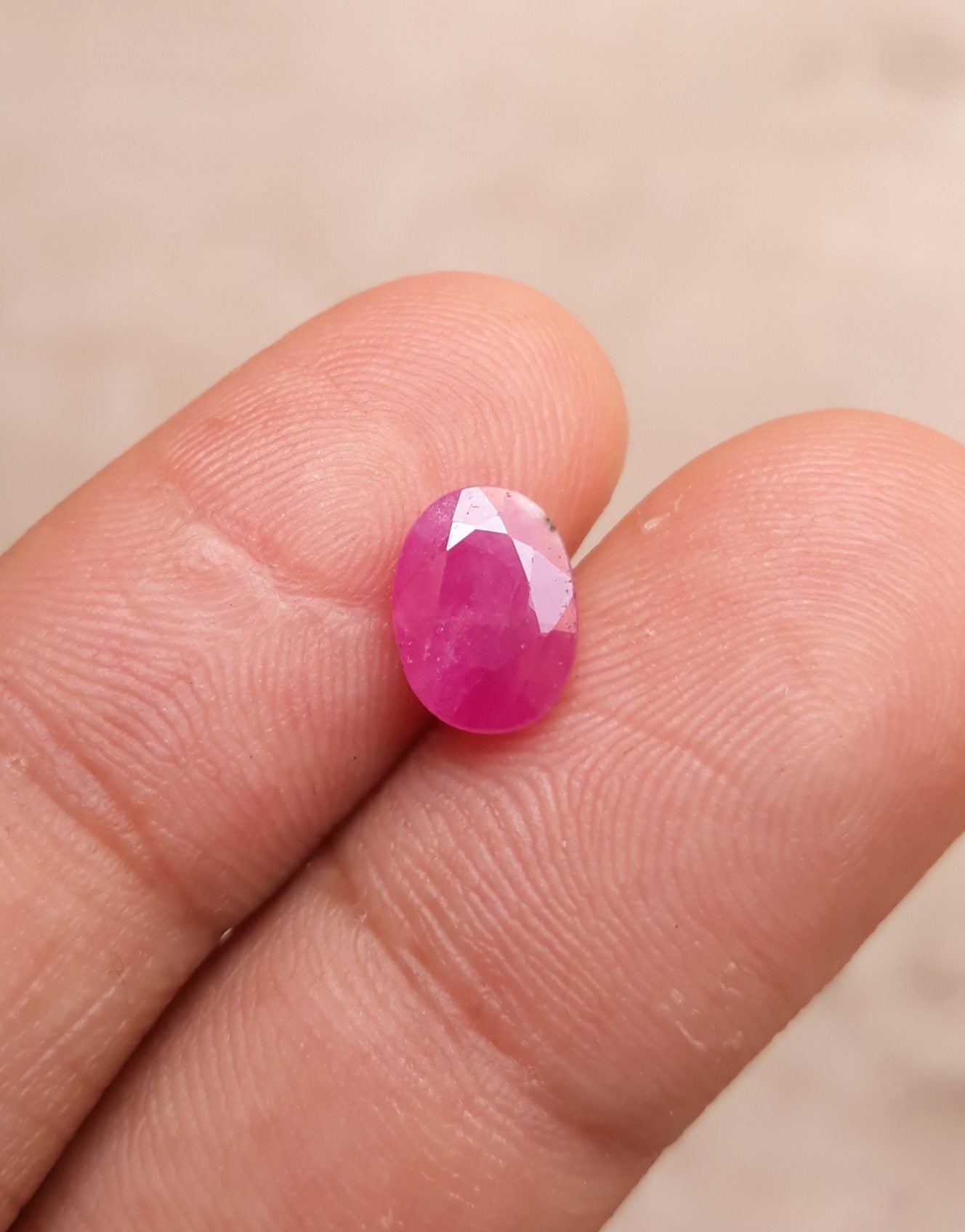 2.2ct Ruby - Pink Ruby - Yaqoot, RatnaRaj, Yakkut - July Birthstone - 9x6.8mm