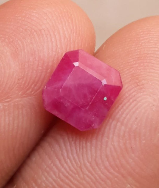 2.7ct Ruby - Pink Ruby - Yaqoot, RatnaRaj, Yakkut - July Birthstone - 7.2x7.9mm