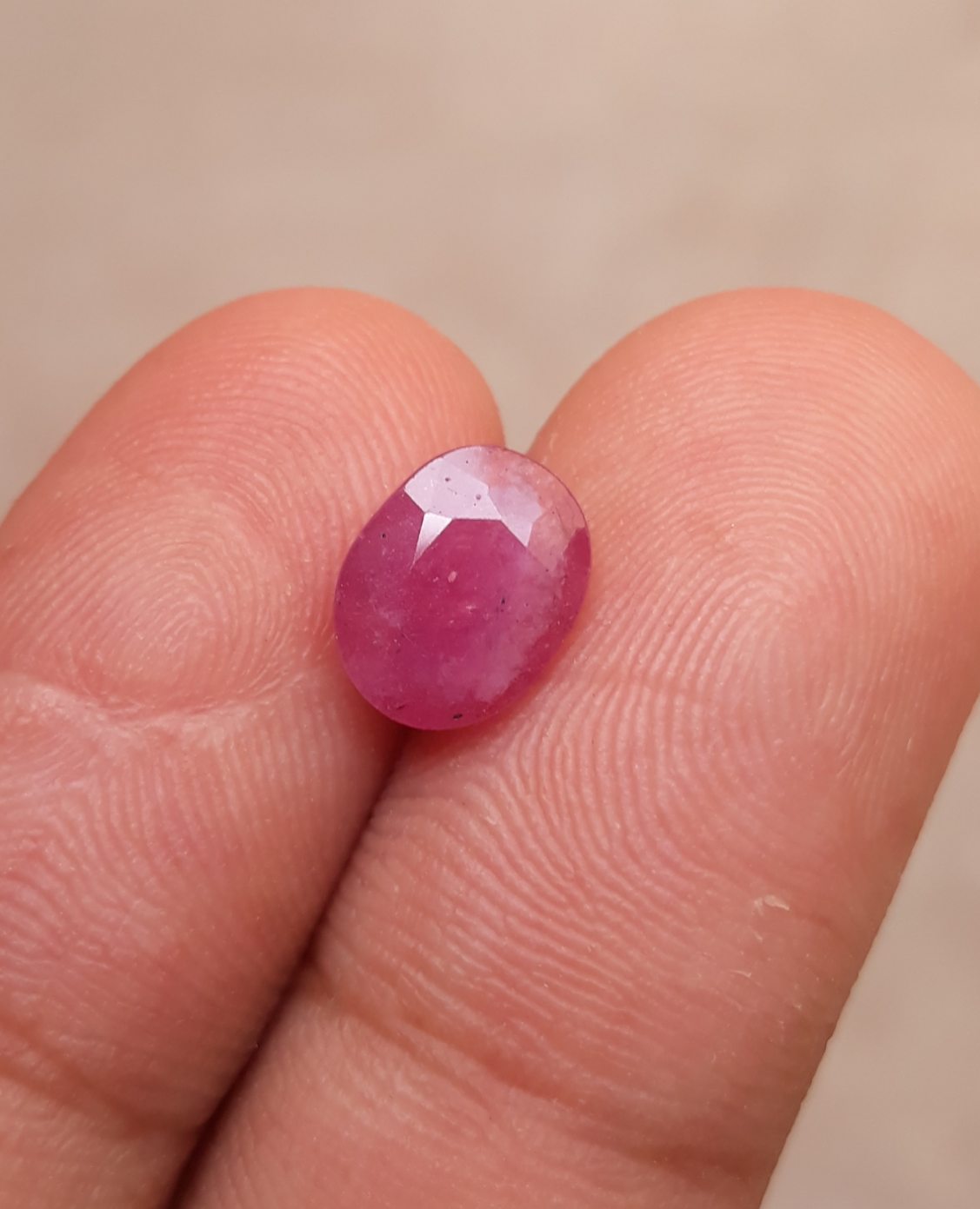 2.5ct Ruby - Pink Ruby - Yaqoot, RatnaRaj, Yakkut - July Birthstone - 9.1x7.1mm