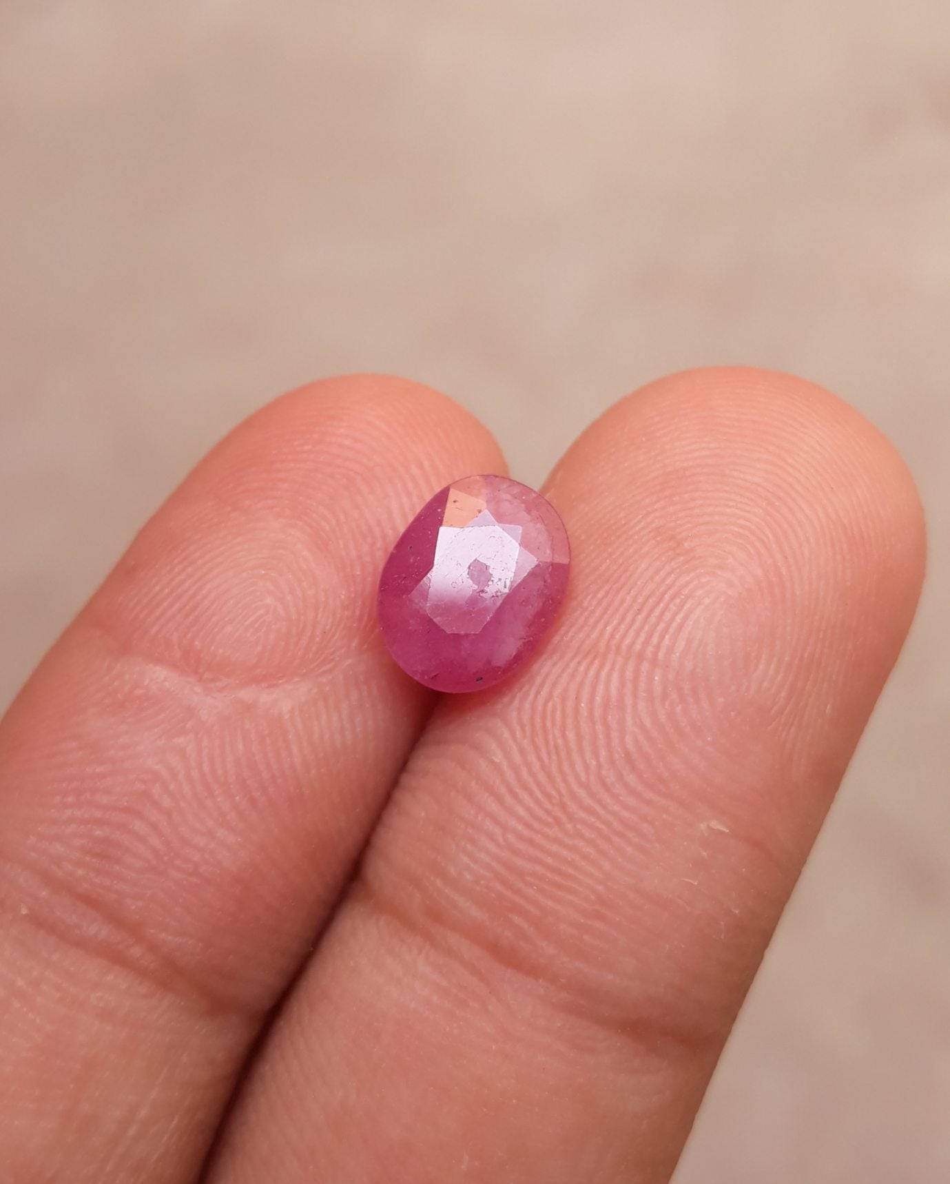 2.5ct Ruby - Pink Ruby - Yaqoot, RatnaRaj, Yakkut - July Birthstone - 9.1x7.1mm