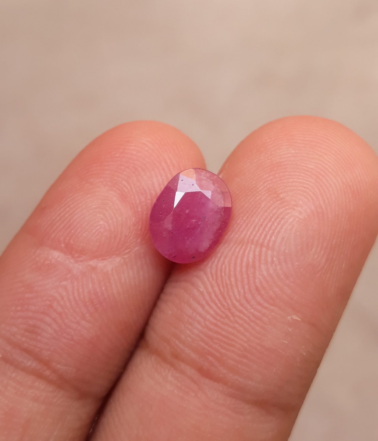 2.5ct Ruby - Pink Ruby - Yaqoot, RatnaRaj, Yakkut - July Birthstone - 9.1x7.1mm