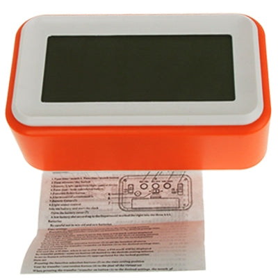 Multi Function Large Screen Alarm Clock with Calendar & LCD Light & Snooze Touch