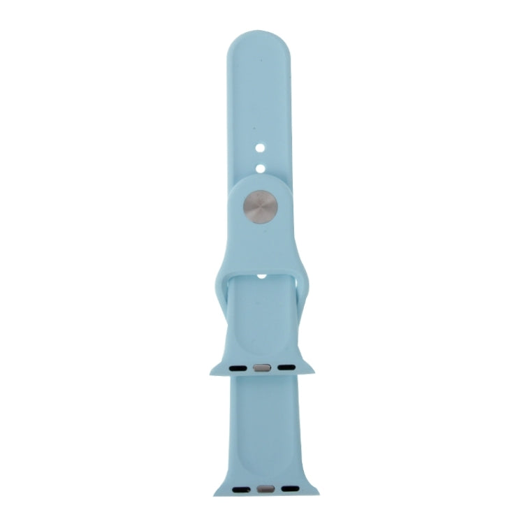 For Apple Watch Sport 38mm High-performance Rubber Sport Watch Band with Pin-and-tuck Closure