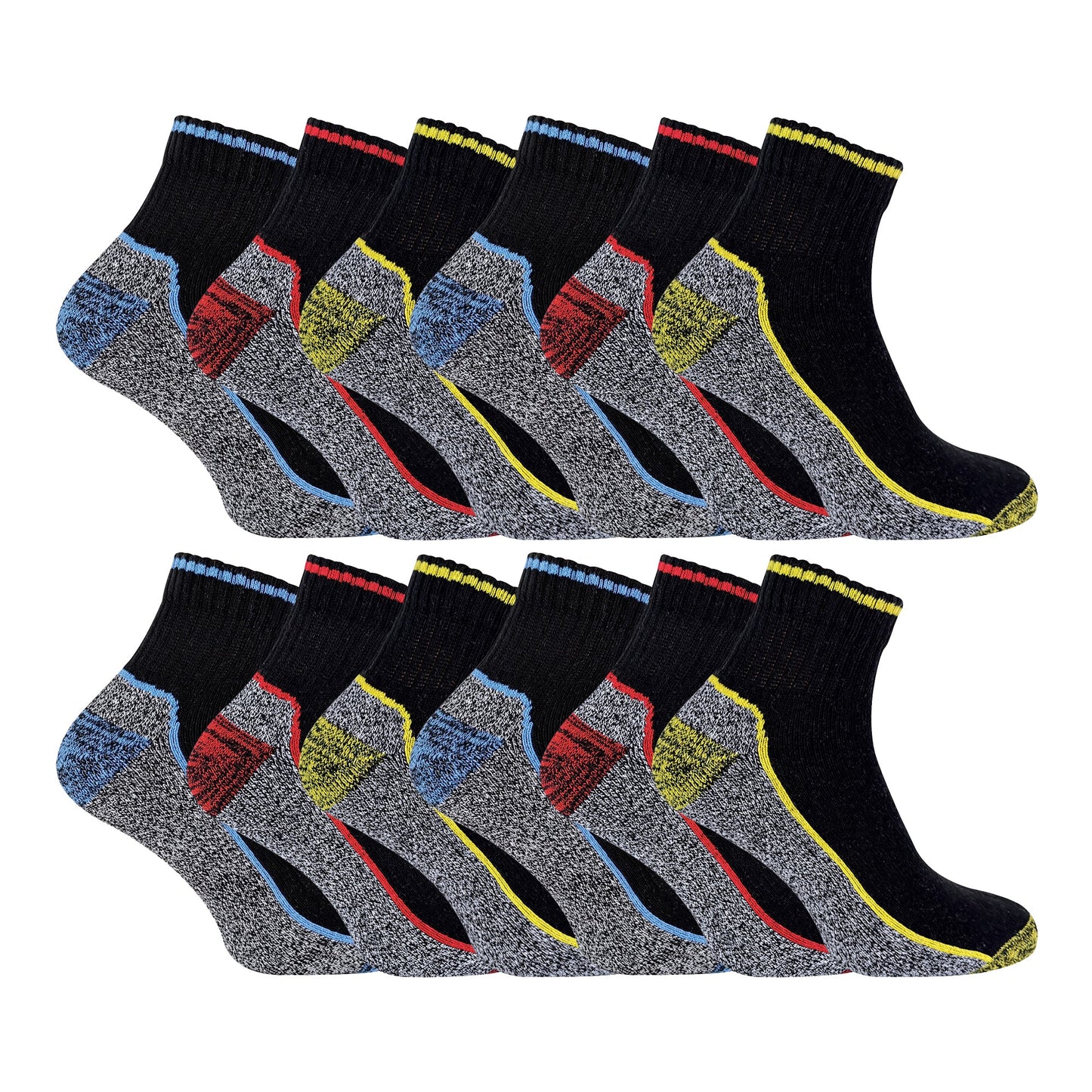 Mens Ankle Soft Breathable Bamboo Work Socks for Summer (Multipack Options)
