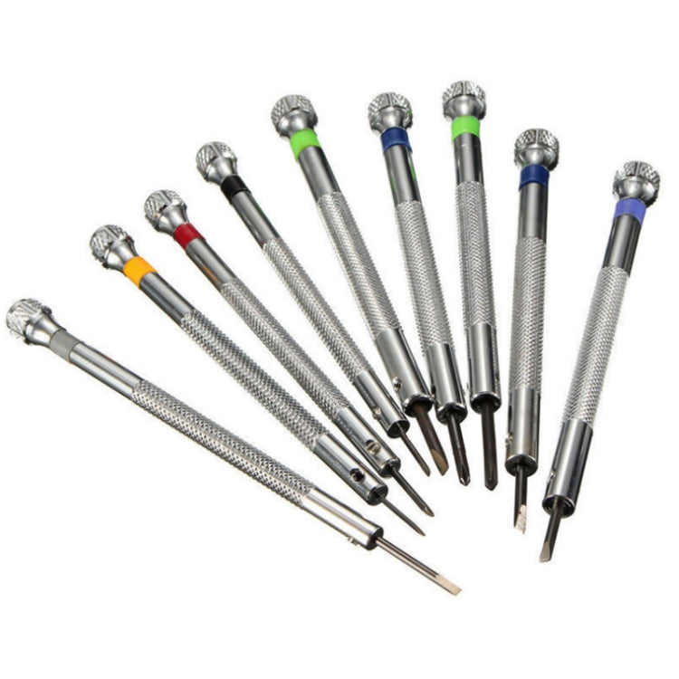 9 PCS 0.5mm-2.5mm Watch Repair Screwdriver Tools Set Kit, 9 in 1