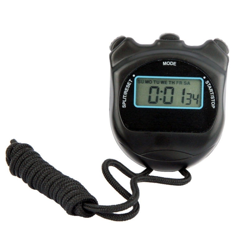 PS50 Stopwatch Professional Chronograph Handheld Digital LCD Sports Counter Timer with Strap, PS50
