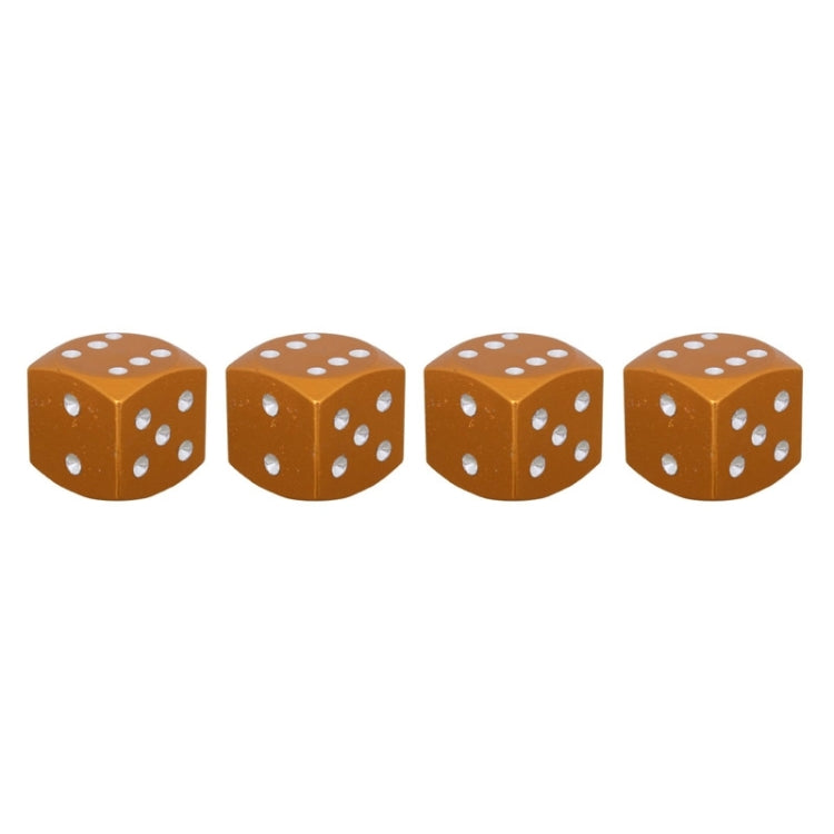 Universal 8mm Dice Style Aluminium Alloy Car Tire Valve Caps, Pack of 4, Dice Style  5, Dice Style 4, Dice Style, Dice Shape 5, Dice Style 5