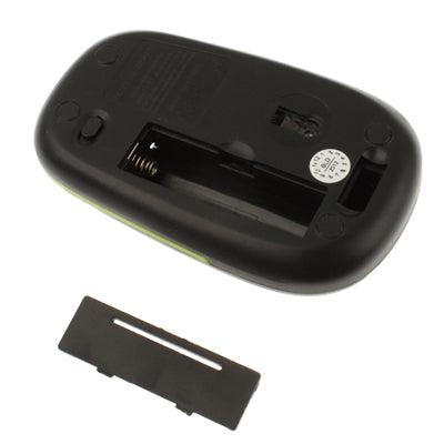 2.4GHz Wireless Ultra-thin Mouse, Black, Silver