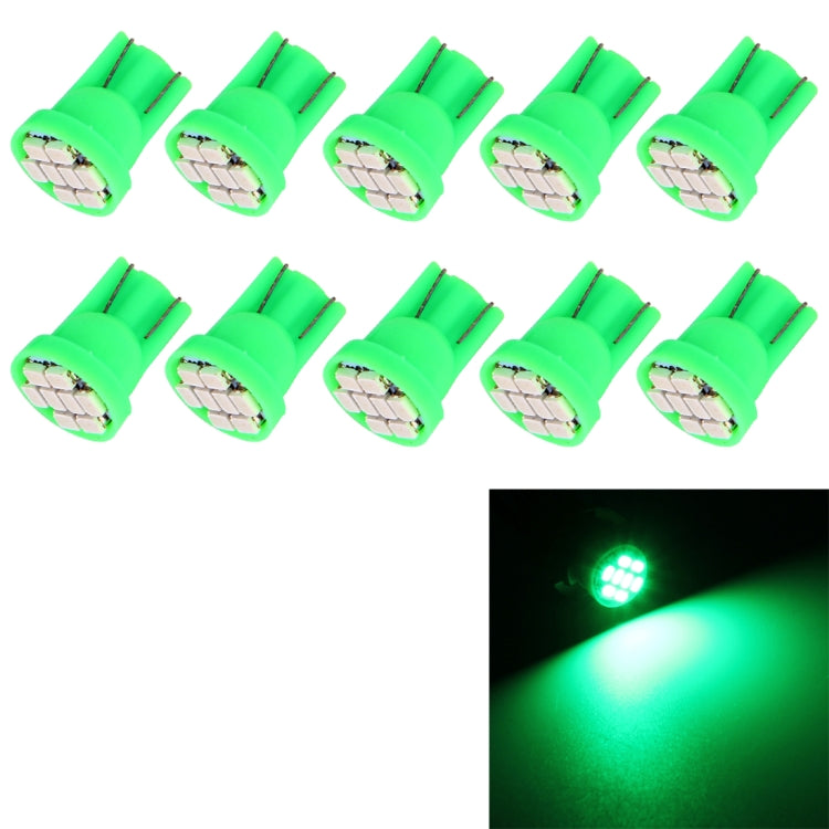10 PCS T10 8 LED Car Signal Light Bulb