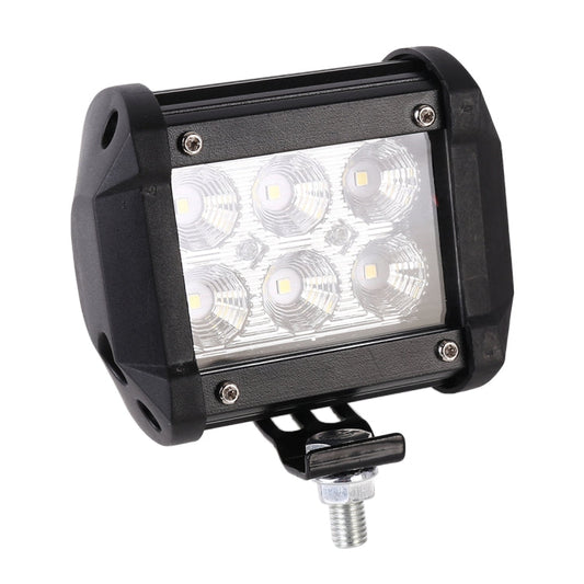 18W  6 LED White Light Floodlight Engineering Lamp / Waterproof IP67 SUVs Light, DC 10-30V, 6 LED Floodlight