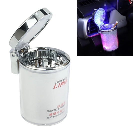 Portable 7 Color LED Light Car Automobile Ashtray Cigarette Holder, Size: 66 x 99 mm, 7 Color  LED Light