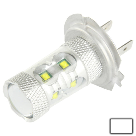 H7 60W White 12 CREE LED Fog Light for Vehicles, DC 12-30V, H7