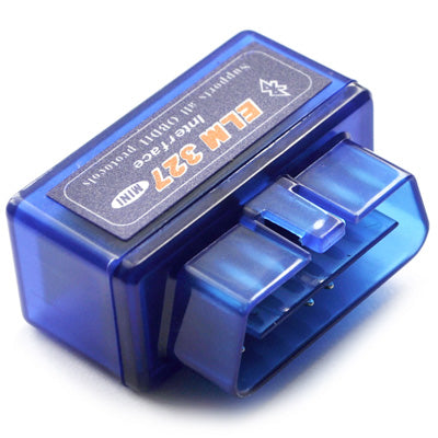 Super Mini ELM327 Bluetooth OBDII V2.1 Car Diagnostic Interface Tool, Support OBDII-ISO 9141-2, ISO 14230-4(KWP2000), CAN ISO-15765-4, ELM327