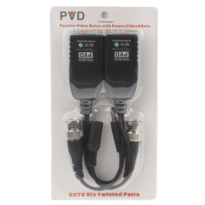 1-CH Passive Power & Video Balun Connector