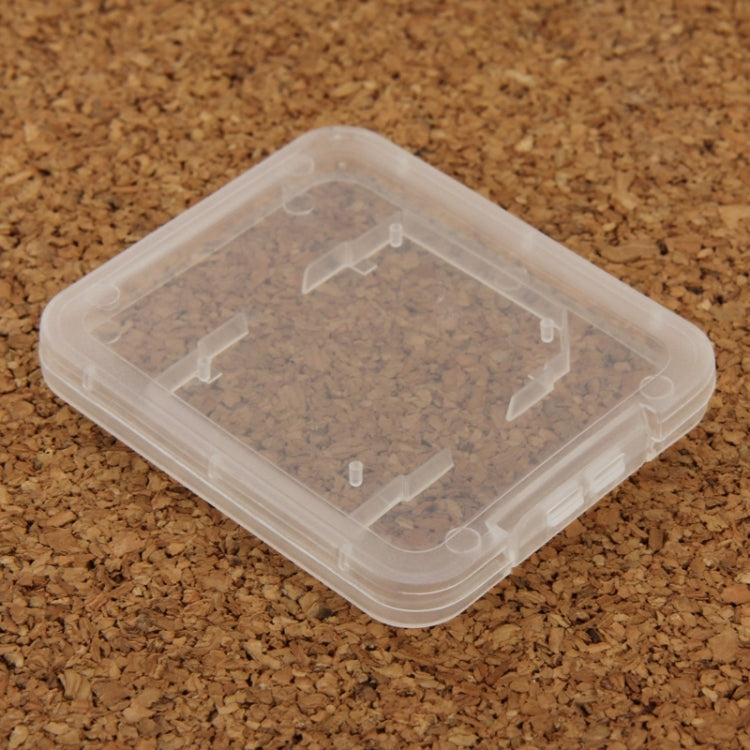 100Pcs Transparent Plastic Storage Card Box for Secure Digital Memory Card / SD Card, SD Card