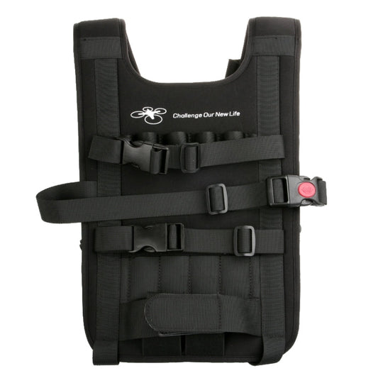 Shoulder Backpack for DJI Phantom 1/2/3/4 & Vision+ with Neck Strap, Holds Quadcopter, Remote, Battery, and Propellers (Black)