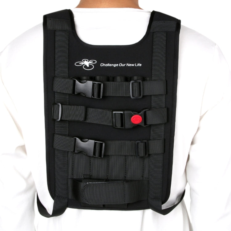 Shoulder Backpack for DJI Phantom 1/2/3/4 & Vision+ with Neck Strap, Holds Quadcopter, Remote, Battery, and Propellers (Black)