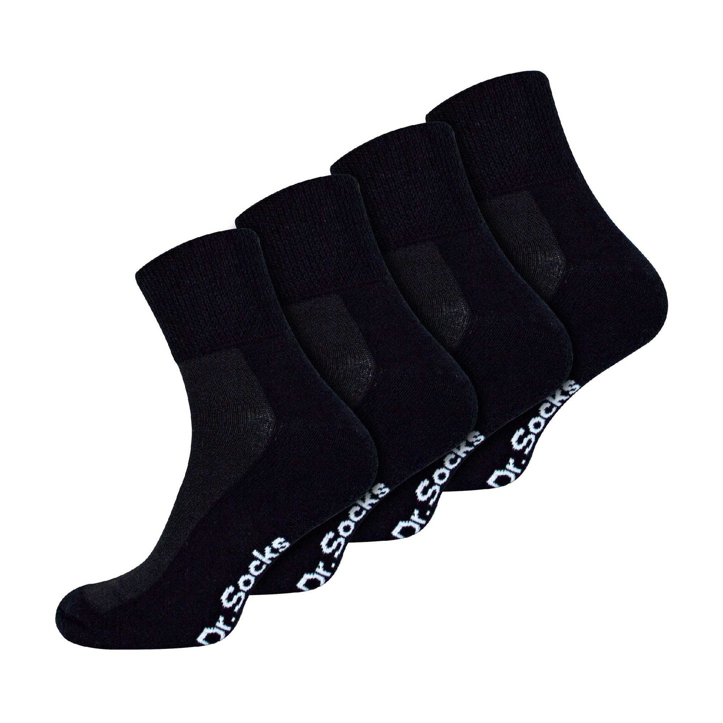 4 Pack Extra Wide Bamboo Diabetic Ankle Socks