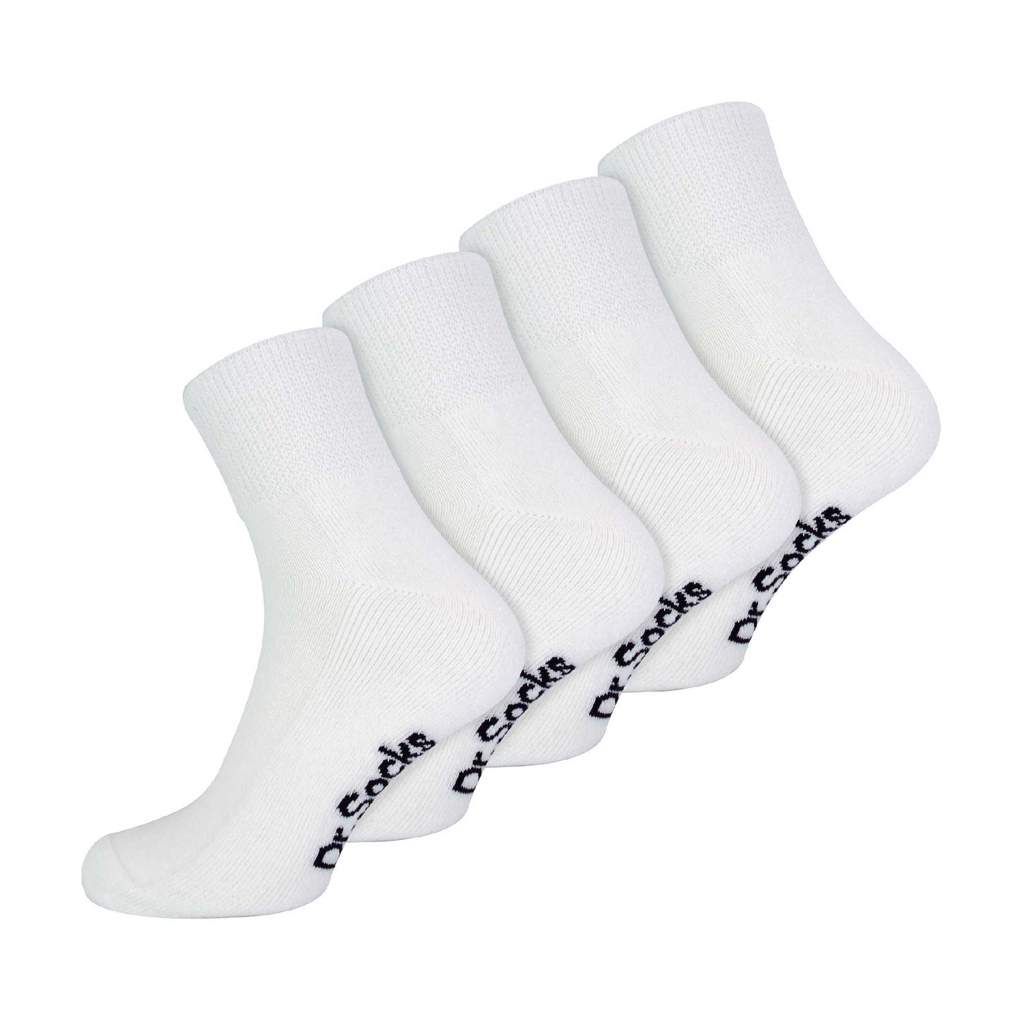 4 Pack Extra Wide Bamboo Diabetic Ankle Socks