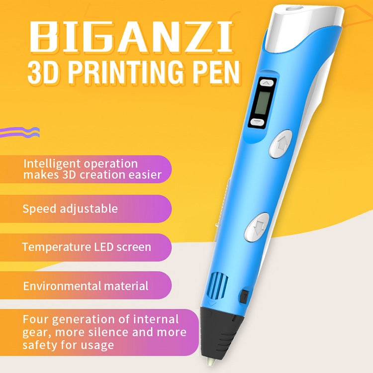 Hand-held 3D Printing Pen, EU Plug, EU Plug