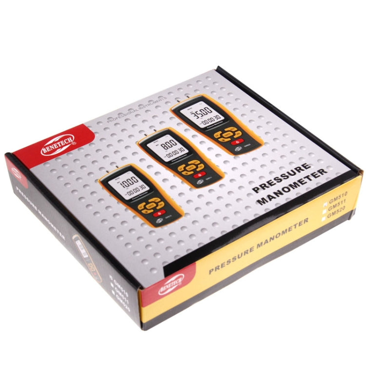 BENETECH GM510 LCD Display Pressure Manometer