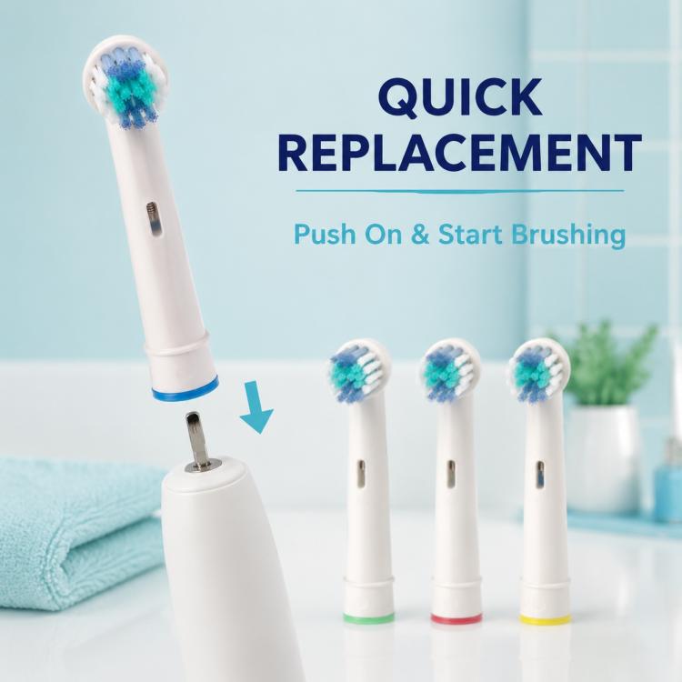 4 PCS Electric Toothbrush Heads Replacement Oral Health Care