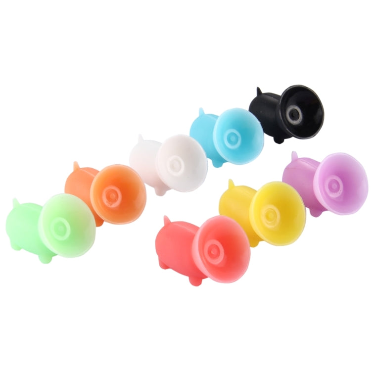 Lovely Pig Shape with Sucker Phone Holder, Random Color Delivery
