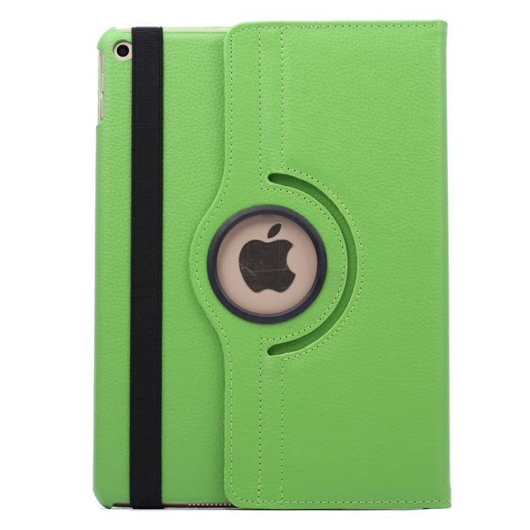 360 Degree Rotation Litchi Texture Flip Leather Case with 2 Gears Holder for iPad Air 2, For iPad Air 2