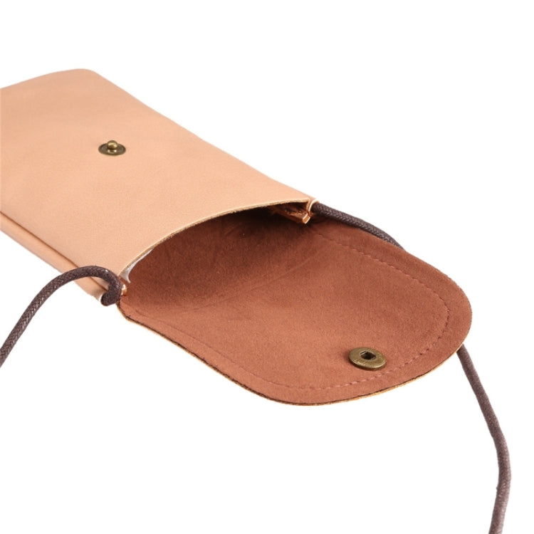 Universal Vertical PU Leather Case / Phone Leather Bag with String