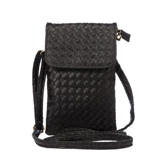 Woven Texture Universal Vertical Style Universal PU Leather Carrying Bag for iPhone 6s Plus / 6 Plus, Galaxy Note 5 & Note 4 & Note 3 / A8 / S6 edge / S6 edge+, Huawei P8 / P7 / Honor 6 Plus