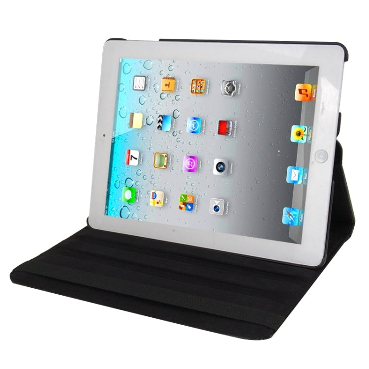 360 Degree Rotatable Leather Case with Sleep / Wake-up Function & Holder for New iPad (iPad 3), Sapphire Blue, For New iPad (iPad 3)