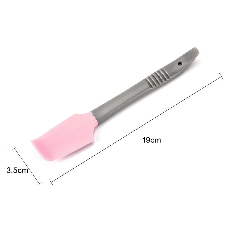 4 PCS Silicone Scraper Butter Spreader Knife Cake Smoother Cake Baking Tool, Silicone Scraper(Pink), Silicone Scraper(Blue)