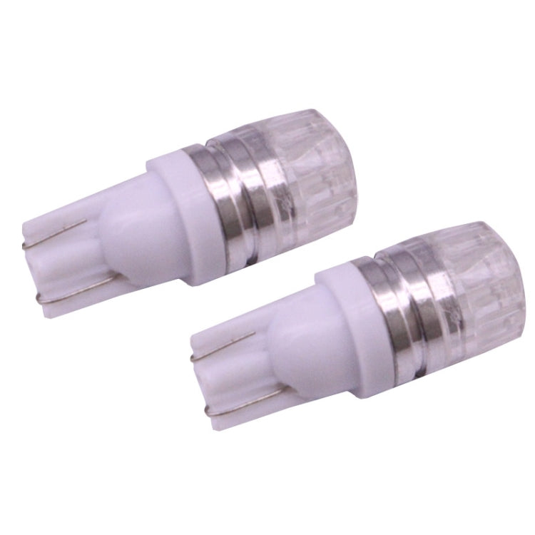 2 PCS T10 1.5W 60LM 1 LED Dark Blue COB LED Brake Light for Vehicles, DC12V
