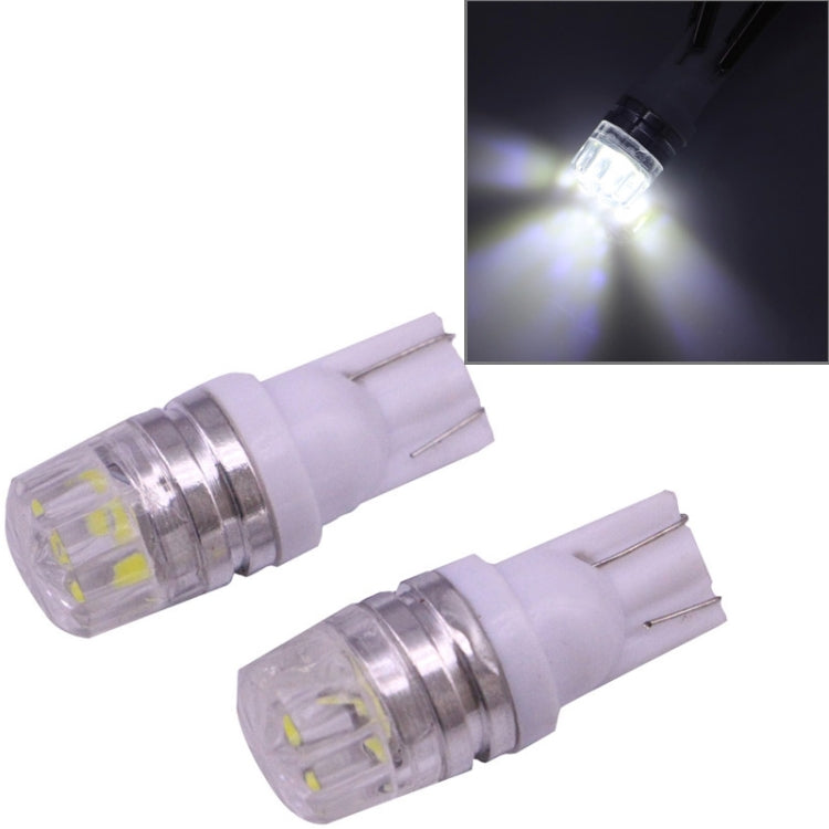 2 PCS T10 1.5W 60LM 1 LED Dark Blue COB LED Brake Light for Vehicles, DC12V