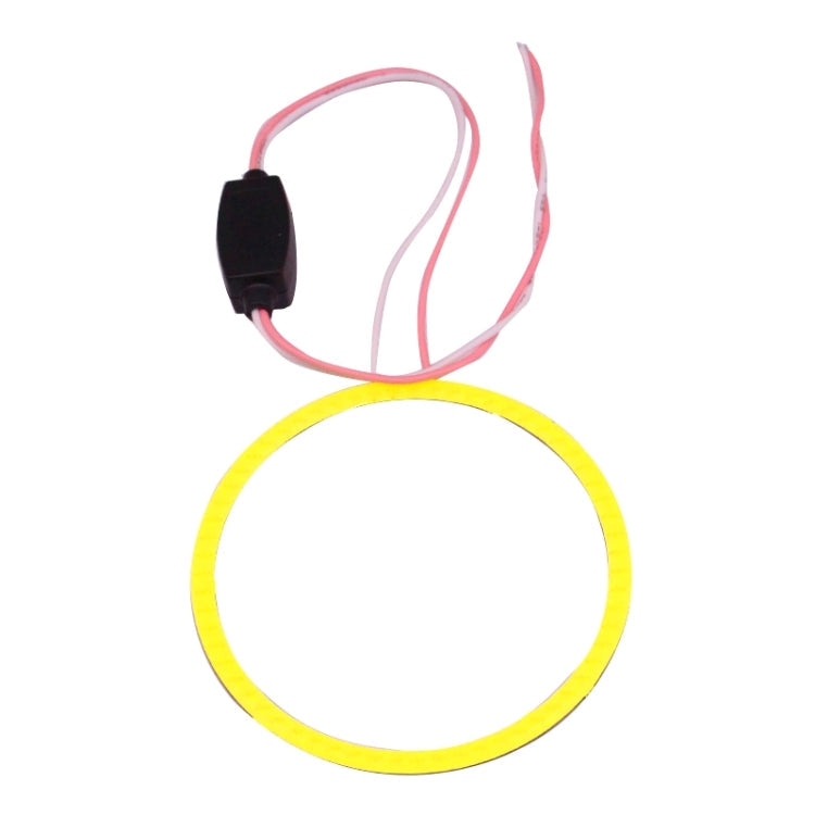 110mm 5W 180LM Angel Eyes Circles Car Headlight COB LED Lights for Vehicles, DC 12-24V