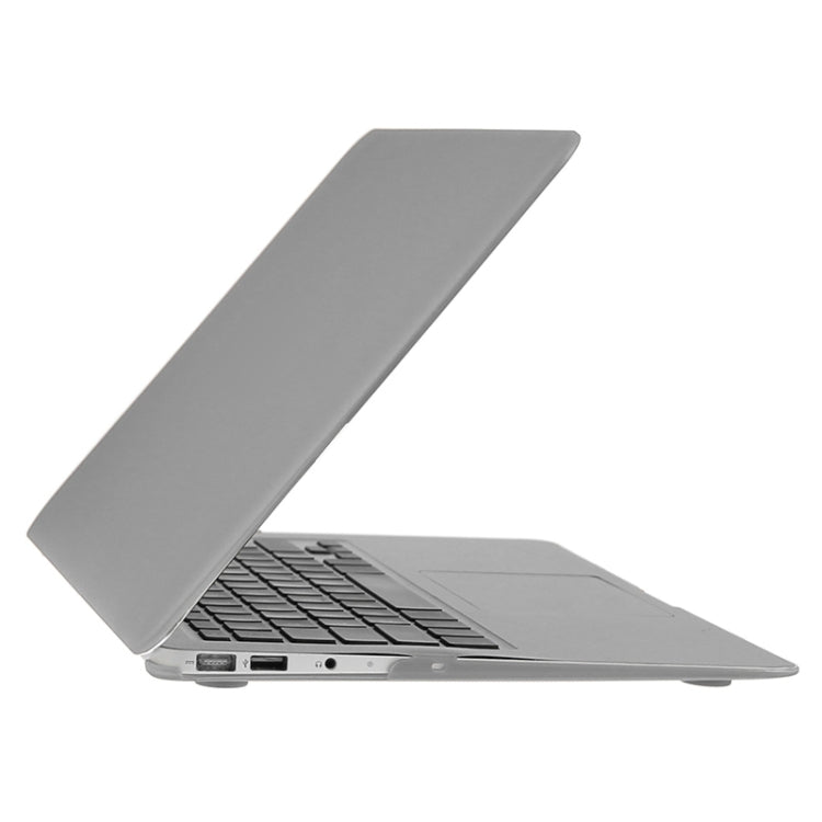 ENKAY for Macbook Air 11.6 inch (US Version) / A1370 / A1465 Hat-Prince 3 in 1 Frosted Hard Shell Plastic Protective Case with Keyboard Guard & Port Dust Plug(Silver)