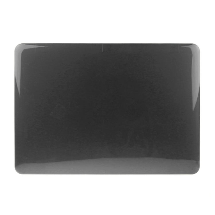 ENKAY for Macbook Air 13.3 inch (US Version) / A1369 / A1466 Hat-Prince 3 in 1 Crystal Hard Shell Plastic Protective Case with Keyboard Guard & Port Dust Plug(Black)