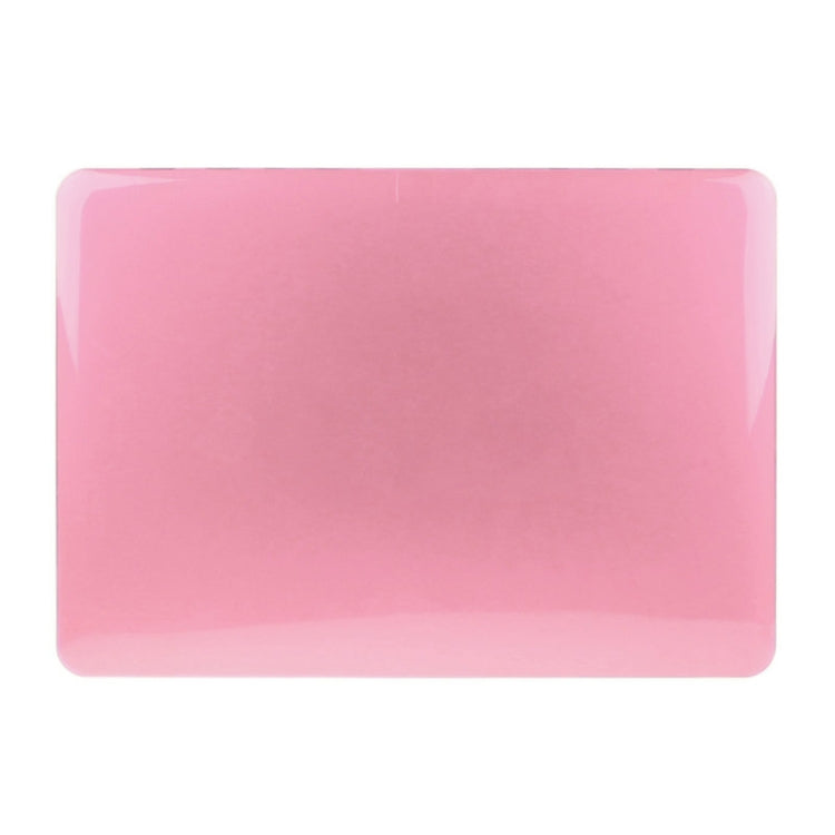 ENKAY for Macbook Air 13.3 inch (US Version) / A1369 / A1466 Hat-Prince 3 in 1 Crystal Hard Shell Plastic Protective Case with Keyboard Guard & Port Dust Plug(Pink)