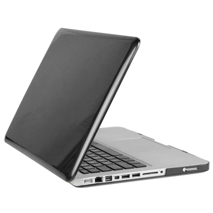 ENKAY for Macbook Pro 15.4 inch (US Version) / A1286 Hat-Prince 3 in 1 Crystal Hard Shell Plastic Protective Case with Keyboard Guard & Port Dust Plug(Black)