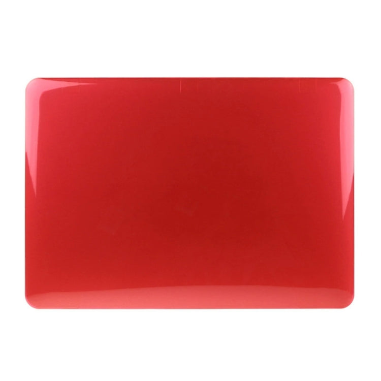 ENKAY for Macbook Pro Retina 15.4 inch (US Version) / A1398 Hat-Prince 3 in 1 Crystal Hard Shell Plastic Protective Case with Keyboard Guard & Port Dust Plug(Red)