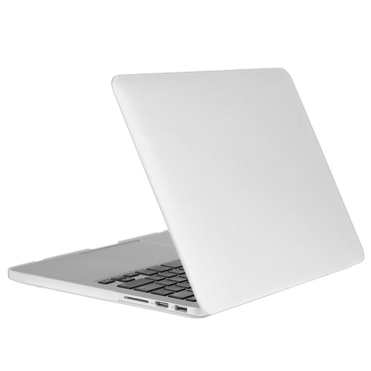 ENKAY for Macbook Pro Retina 13.3 inch (US Version) / A1425 / A1502 Hat-Prince 3 in 1 Frosted Hard Shell Plastic Protective Case with Keyboard Guard & Port Dust Plug(White)