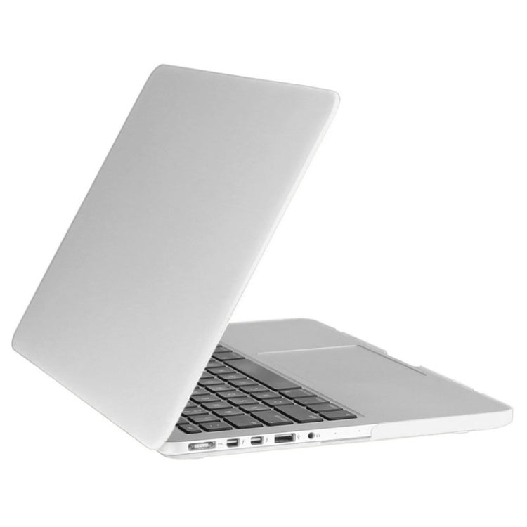 ENKAY for Macbook Pro Retina 13.3 inch (US Version) / A1425 / A1502 Hat-Prince 3 in 1 Frosted Hard Shell Plastic Protective Case with Keyboard Guard & Port Dust Plug(White)