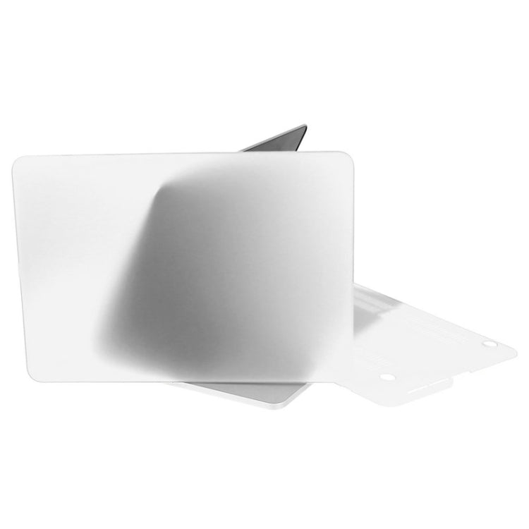 ENKAY for Macbook Pro Retina 13.3 inch (US Version) / A1425 / A1502 Hat-Prince 3 in 1 Frosted Hard Shell Plastic Protective Case with Keyboard Guard & Port Dust Plug(White)