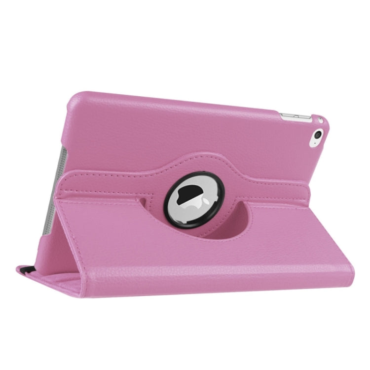 Litchi Texture 360 Degree Rotating Smart Leather Case with Holder for iPad mini 4 / mini 5