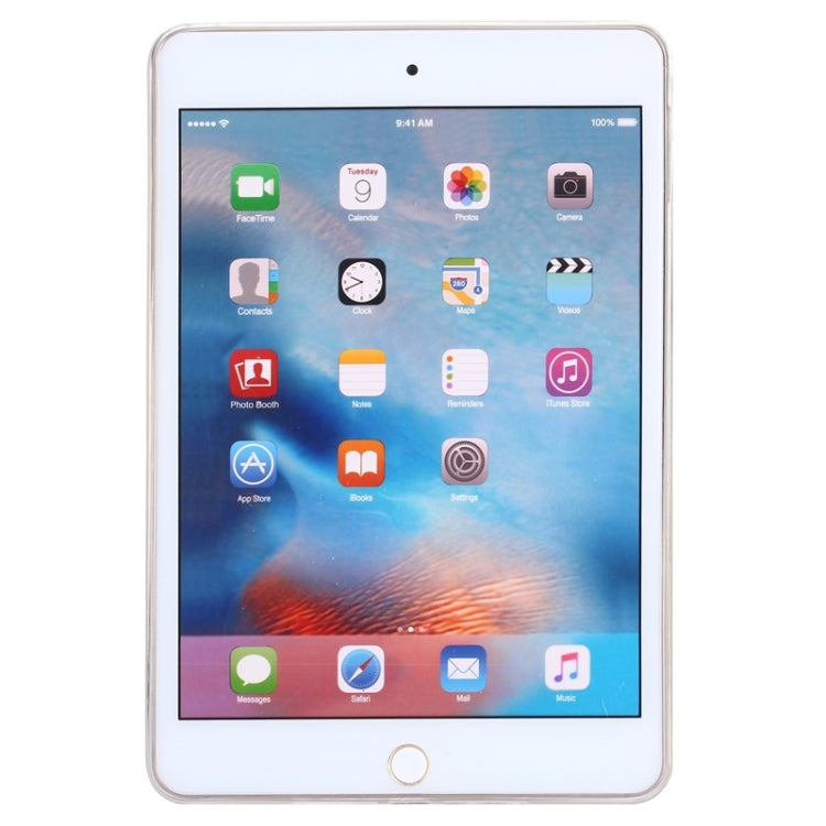 Transparent and Soft TPU Protective Case for iPad mini 4