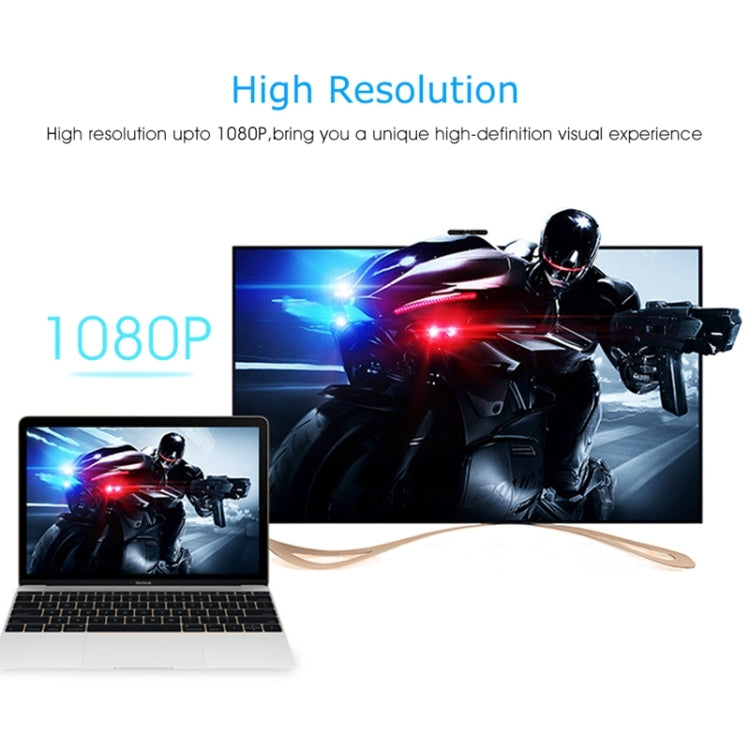 24cm Full HD 1080P HDMI to VGA  Audio Output Cable for Computer / DVD / Digital Set-top Box / Laptop / Mobile Phone / Media Player(Black)
