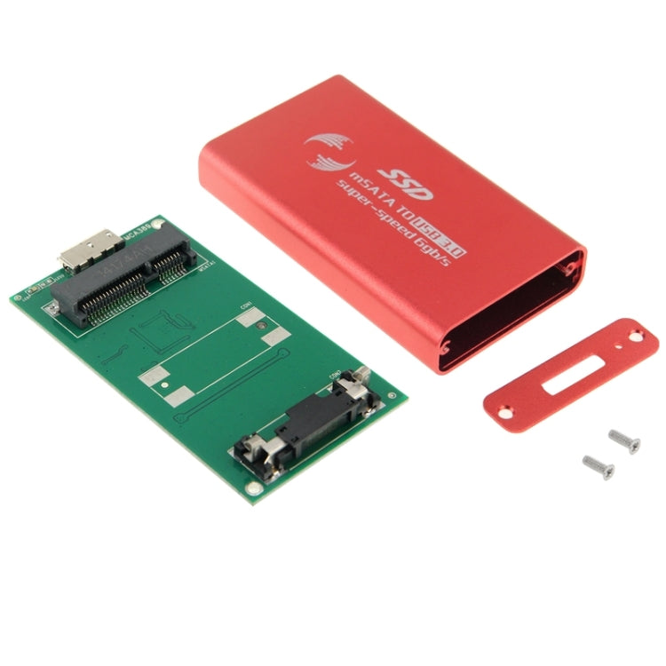 6gb/s mSATA Solid State Disk SSD to USB 3.0 Hard Disk Case
