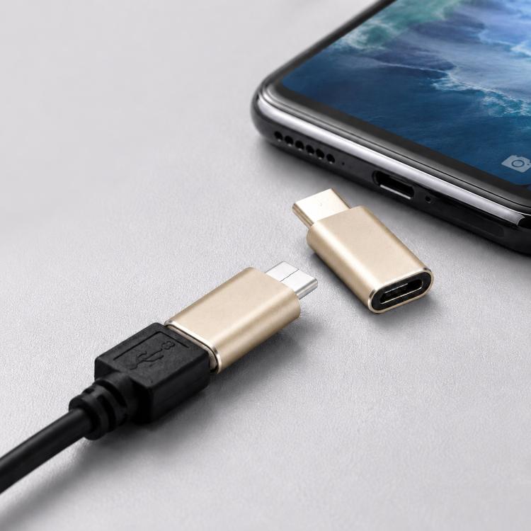 Aluminum Micro USB to USB 3.1 Type-C Converter Adapter