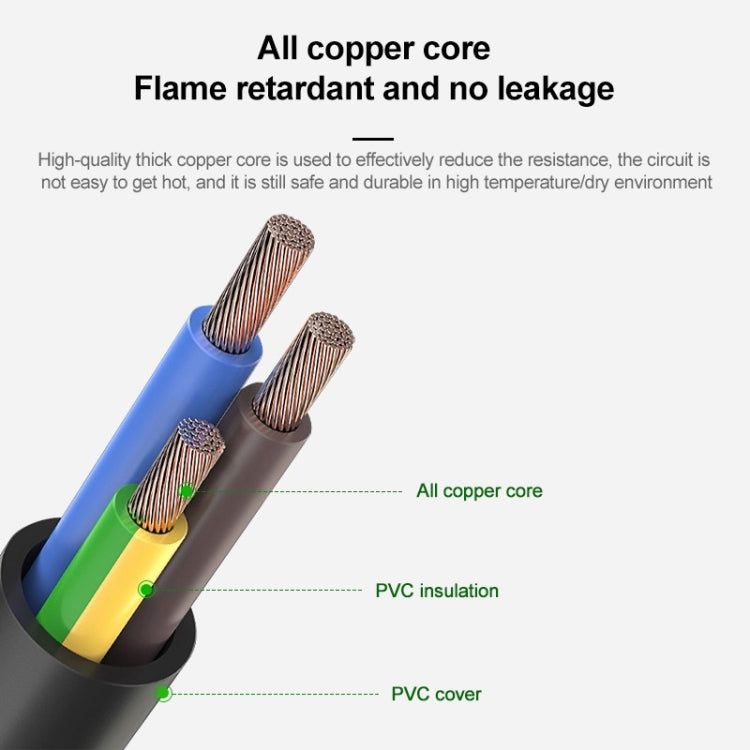 1.8m 3 Prong Style Big UK Notebook Power Cord