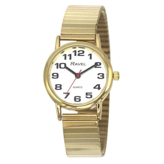 Ravel Ravel Ladies Gilt Expander Strap Watch R0208.01.2s